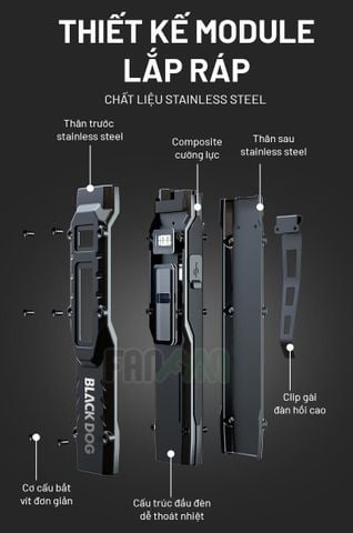 Đèn pin EDC bỏ túi đa năng BLACKDOG Yeren R1 CBD2550ZM019