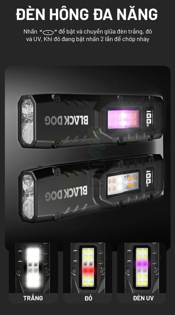 Đèn pin EDC bỏ túi đa năng BLACKDOG Yeren R1 CBD2550ZM019