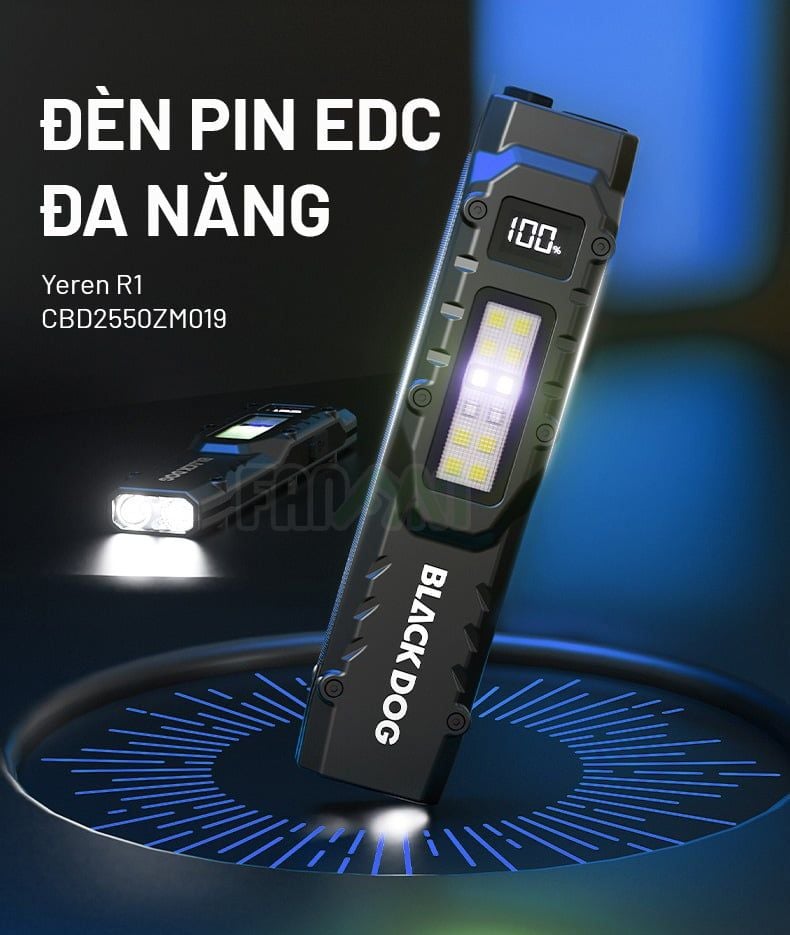 Đèn pin EDC bỏ túi đa năng BLACKDOG Yeren R1 CBD2550ZM019