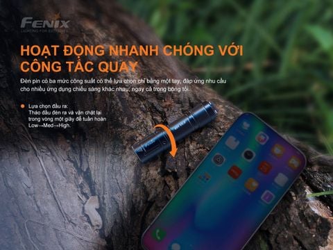 Đèn pin móc khóa Fenix E01 Ver2.0