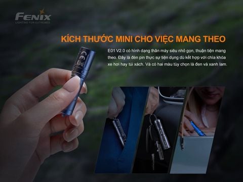 Đèn pin móc khóa Fenix E01 Ver2.0