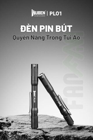 Wuben PL01 Đèn bút túi áo EDC (đèn pin bác sĩ)
