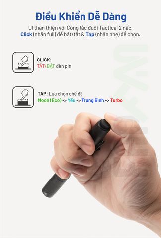 Wuben PL01 Đèn bút túi áo EDC (đèn pin bác sĩ)