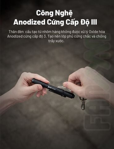 Wuben PL01 Đèn bút túi áo EDC (đèn pin bác sĩ)