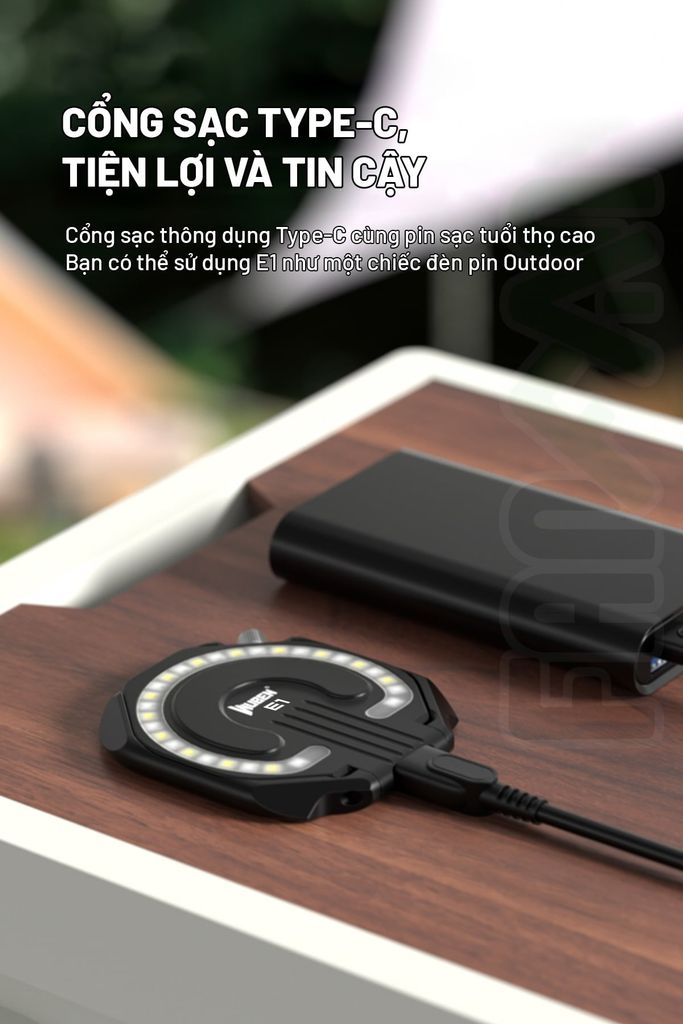 Wuben E1 Đèn pin selfie cho điện thoại