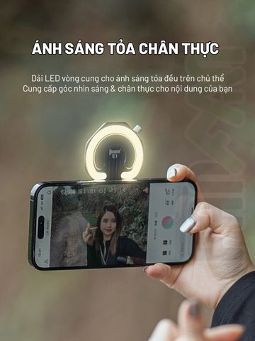 Wuben E1 Đèn pin selfie cho điện thoại