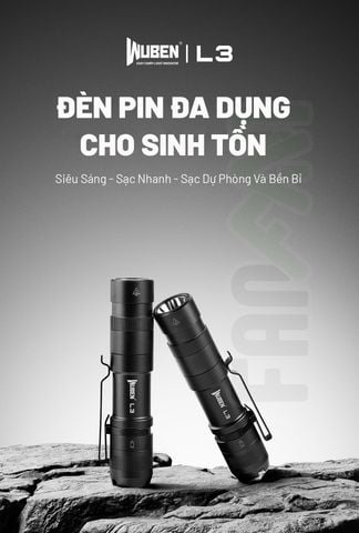 Wuben L3 đèn pin EDC sạc nhanh siêu sáng
