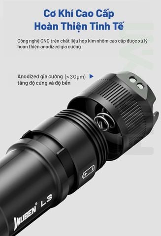 Wuben L3 đèn pin EDC sạc nhanh siêu sáng