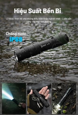 Wuben L3 đèn pin EDC sạc nhanh siêu sáng