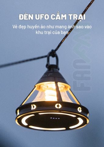 Đèn treo UFO trang trí cắm trại Blackdog CBD2550ZM029