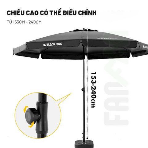 Dù cắm trại chống nắng UV xếp gọn Blackdog BD-TM23001
