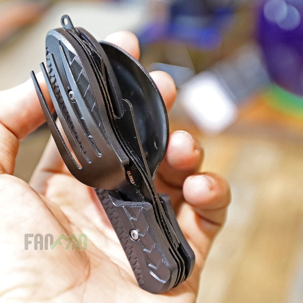 Bộ đồ ăn 2 mảnh với dao muỗng nĩa 4 trong 1 Vultura VTR-TW2401