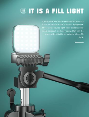 Wuben F5 Đèn pin vuông trợ sáng cắm trại 500 Lumens kiêm sạc dự phòng