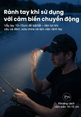 Đèn pin cài mũ đa năng Klarus HC3 PRO 260 lumen
