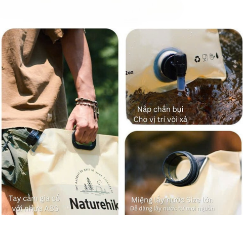 Can mềm đựng nước dã ngoại Naturehike CNK2450CF027