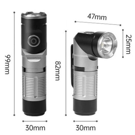 Đèn pin xoay đầu 90 độ đa năng Naturehike CNK2450ZM013