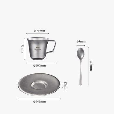 Bộ tách uống cà phê cắm trại Glamping Naturehike NH21SJ001