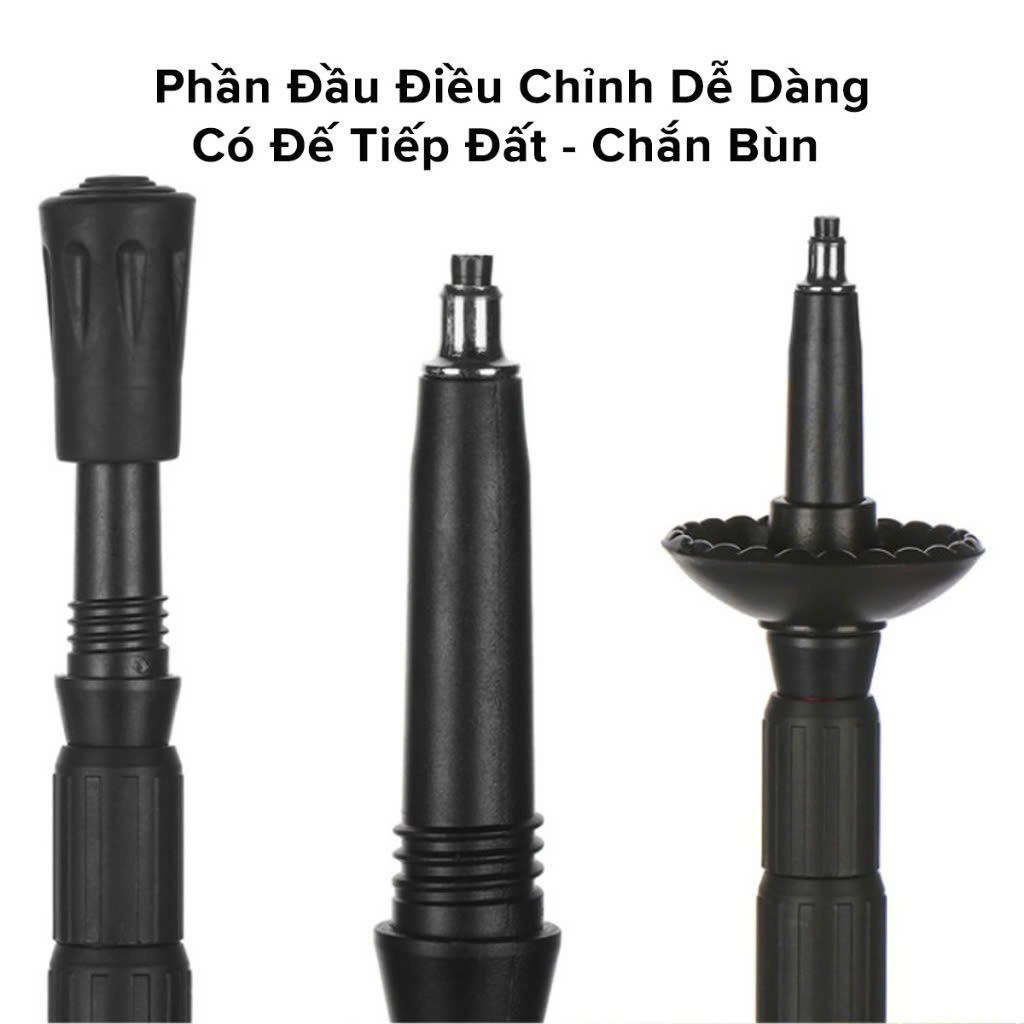 Gậy trekking leo núi nhôm khóa xoay Vultura VTR-TP2501