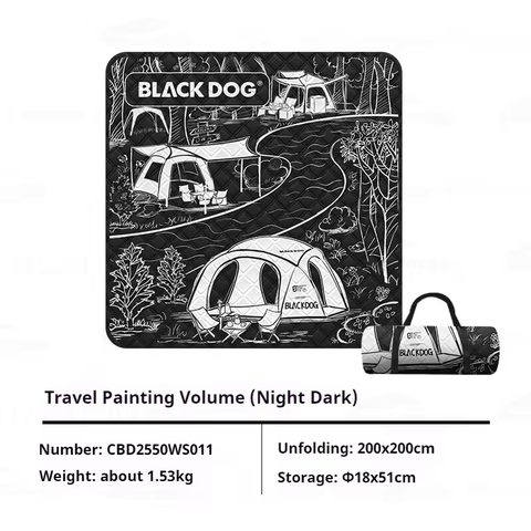 Thảm trải Picnic chống nước BlackDog CBD2550WS011