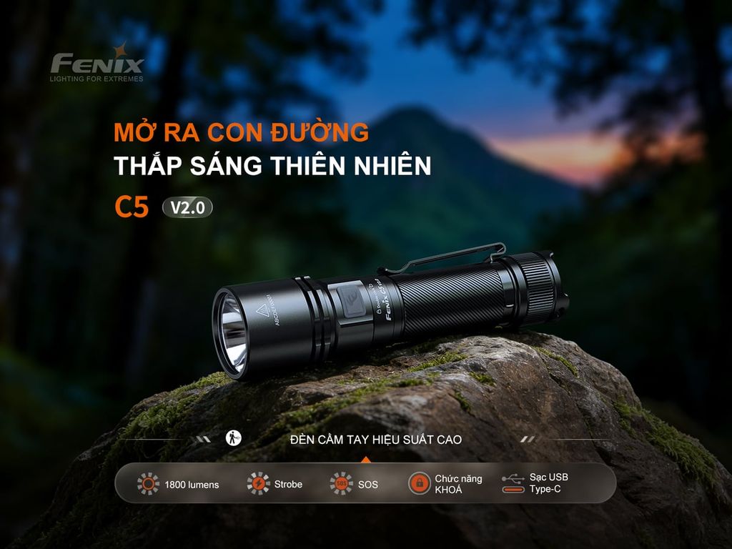 Đèn pin Fenix C5 V2.0