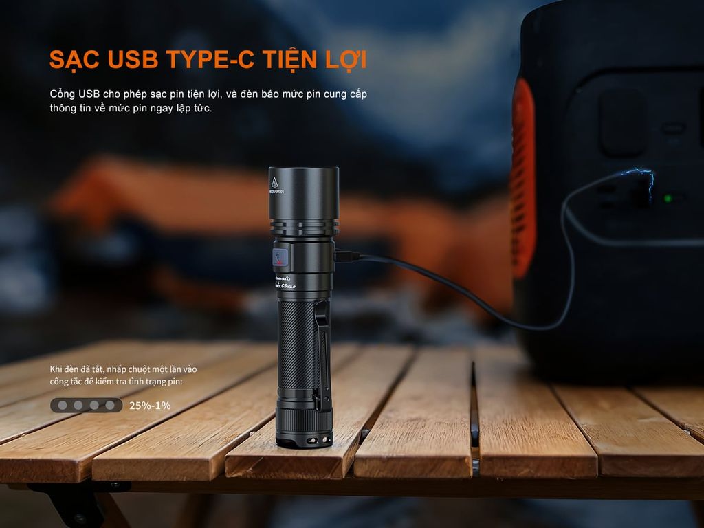 Đèn pin Fenix C5 V2.0