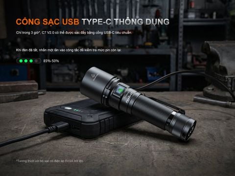 Đèn pin Fenix C7 V2.0