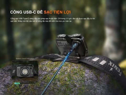 Đèn pin đeo trán Fenix HL12R V2.0