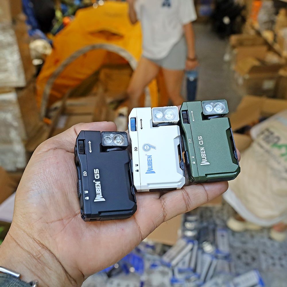 Wuben G5 đèn pin móc khóa xoay đầu đa năng