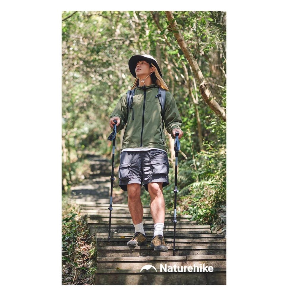 Gậy Trekking cán chữ T rút gọn 3 khúc Naturehike CNK2550DS012