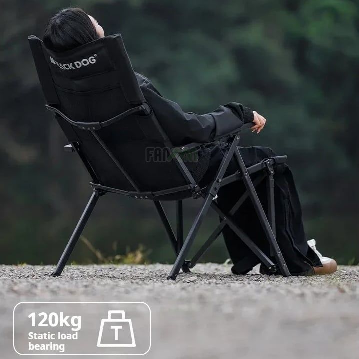 Ghế cắm trại gấp gọn lưng cao tựa đầu BLACKDOG CBD2450JJ042