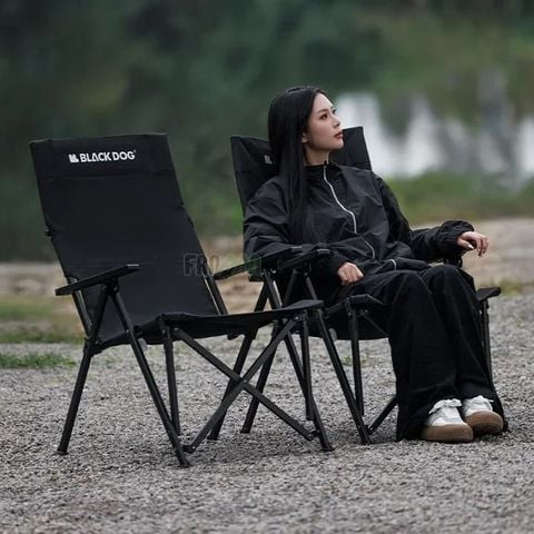 Ghế cắm trại gấp gọn lưng cao tựa đầu BLACKDOG CBD2450JJ042