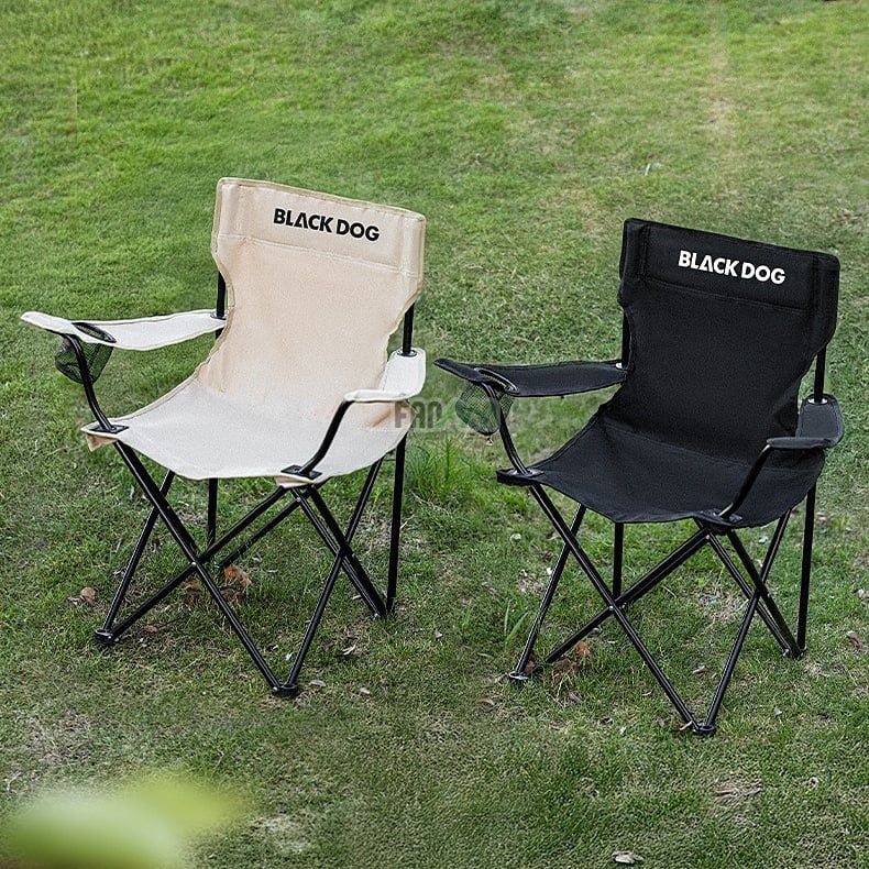 Ghế cắm trại câu cá gấp gọn tựa tay BLACKDOG CBD2550JJ054