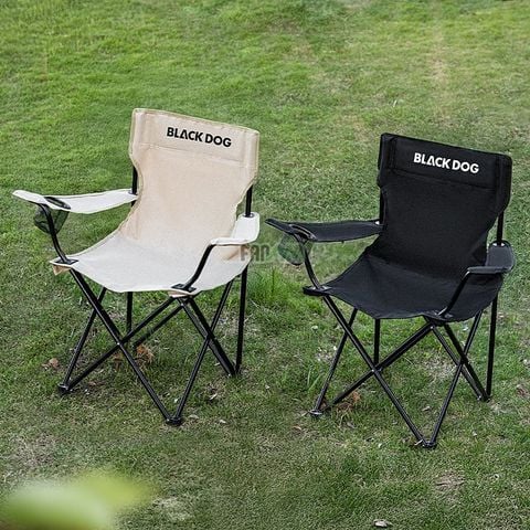 Ghế cắm trại câu cá gấp gọn tựa tay BLACKDOG CBD2550JJ054