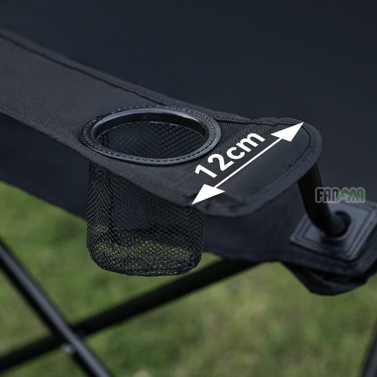 Ghế cắm trại câu cá gấp gọn tựa tay BLACKDOG CBD2550JJ054