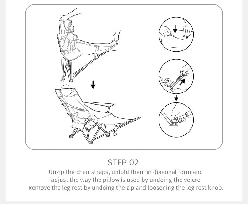 Ghế gấp ngả lưng thư giãn Naturehike T05 CNK2550JJ023