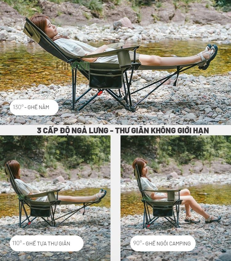 Ghế gấp ngả lưng thư giãn Naturehike T05 CNK2550JJ023