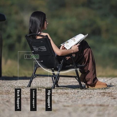 Ghế Kermit cắm trại xếp gọn BLACKDOG CBD2450JJ043