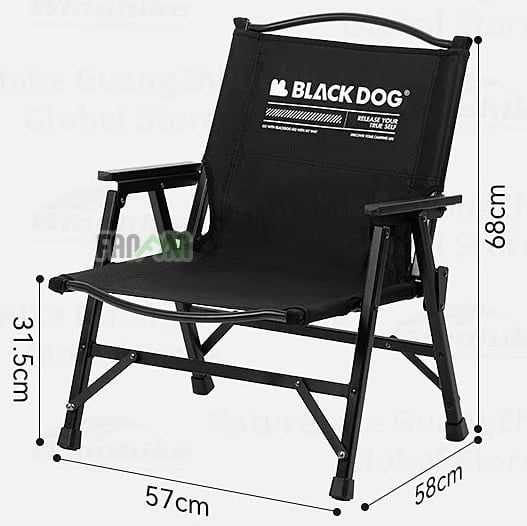 Ghế Kermit cắm trại xếp gọn BLACKDOG CBD2450JJ043