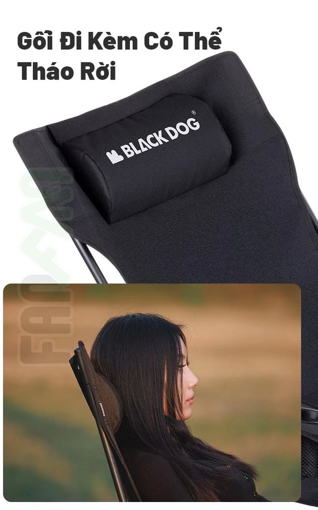 Ghế gấp ngả lưng Lazy Blackdog CBD2550JJ039/CBD2550JJ066