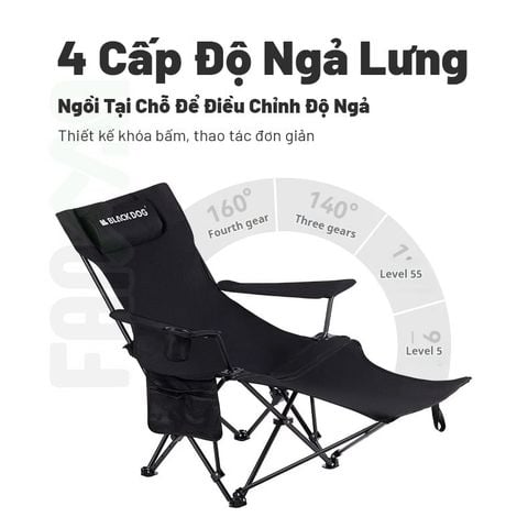 Ghế gấp ngả lưng Lazy Blackdog CBD2550JJ039/CBD2550JJ066