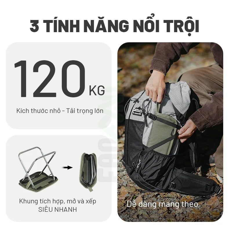 Ghế xếp siêu nhỏ gọn Naturehike XL01 CNK2550JJ011