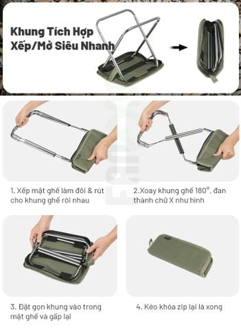 Ghế xếp siêu nhỏ gọn Naturehike XL01 CNK2550JJ011