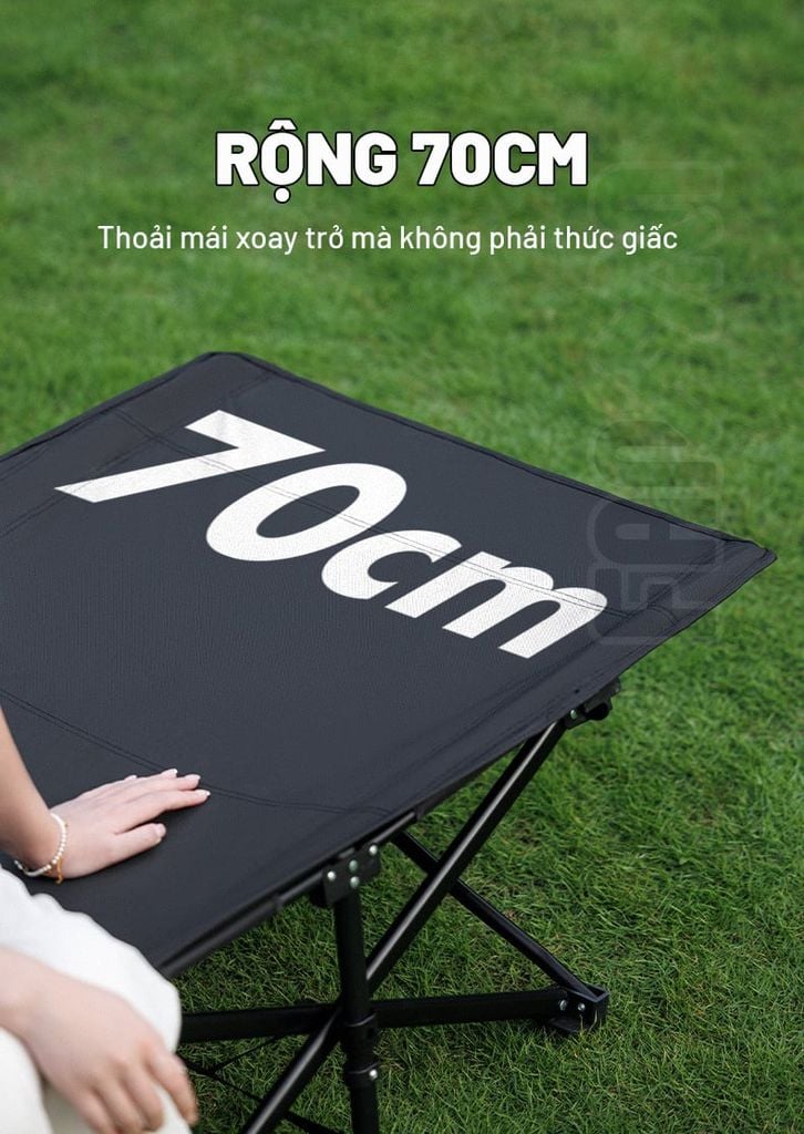 Giường Cot xếp gọn dã ngoại Blackdog CBD2550WS059