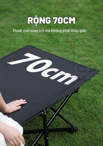 Giường Cot xếp gọn dã ngoại Blackdog CBD2550WS059