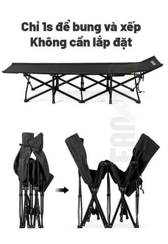 Giường Cot xếp gọn dã ngoại Blackdog CBD2550WS059