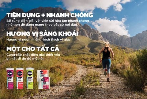 Sủi bổ sung điện giải GU Hydration drink tabs