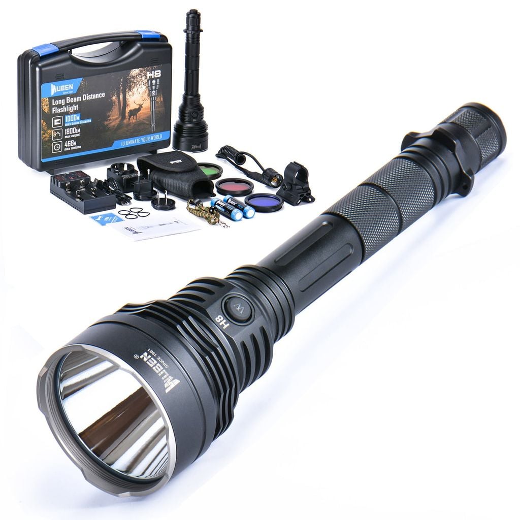 Wuben H8 đèn pin hiệu suất cao chiếu xa 1000m 1800LM (Deluxe kit)