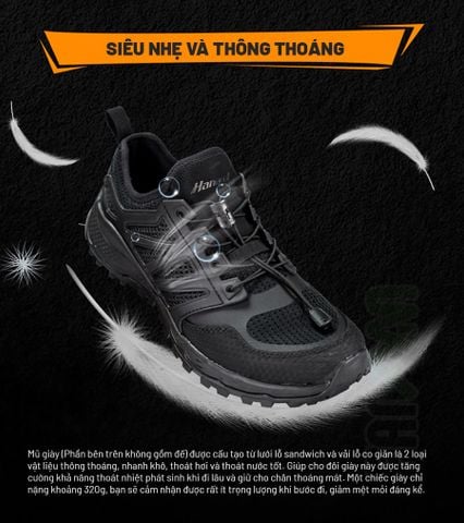 Hanagal Breeze Giày lội suối nhanh khô đế gai đi hang động