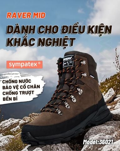 Hanagal Raver-MID Giày Trekking chuyên nghiệp cho môi trường khắc nghiệt