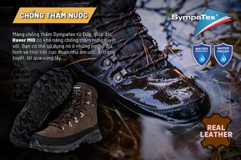Hanagal Raver-MID Giày Trekking chuyên nghiệp cho môi trường khắc nghiệt